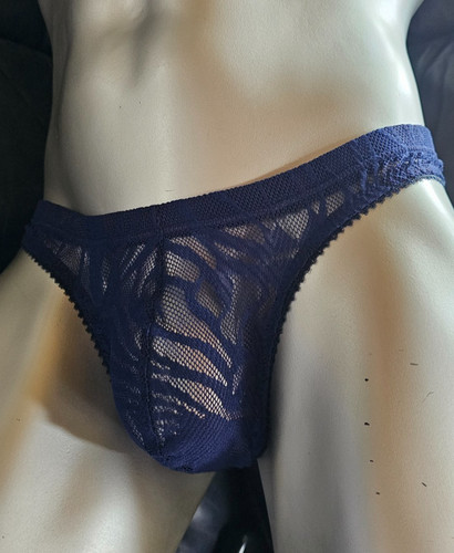 String dunkelblau zebra mesh - zebra,