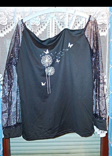 Damen shirt schwarz - xl,