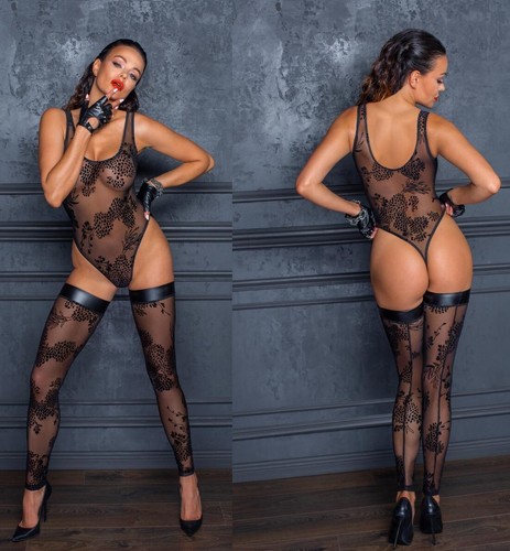 Noir handmade tüll body - noir,
