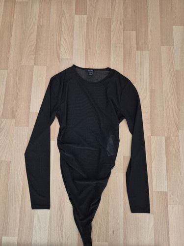 Amisu mesh shirt - mesh, schwarz
