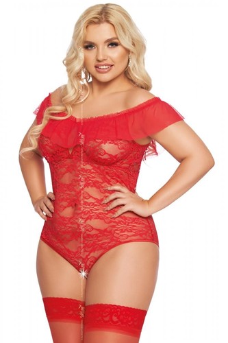 Body ouvert rot - gr., xl