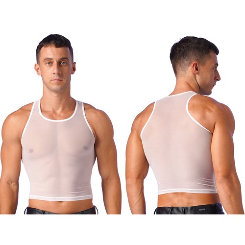 Herren durchsichtige tank - herren,