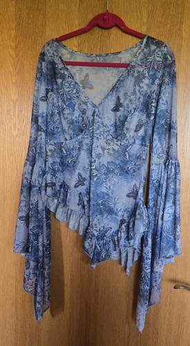 Tunika blau transparent - tunika,