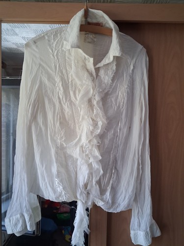 Verspielte rüschen bluse - verspielte, rüschen-bluse