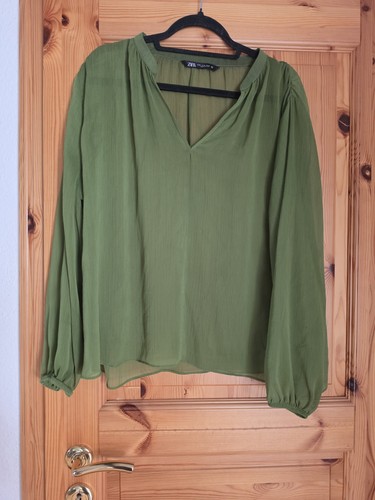 Zara bluse grün tunika - zara,