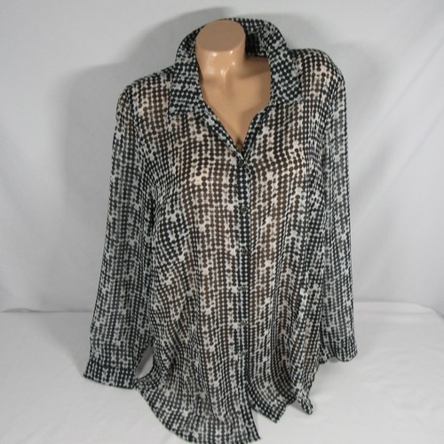 Damen chiffon bluse gr - chiffon,