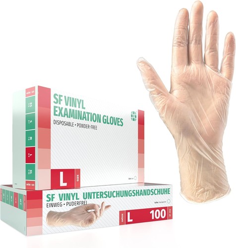 Vinylhandschuhe transparent - sf,